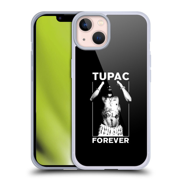 Tupac Shakur Key Art Forever Soft Gel Case for Apple iPhone 13