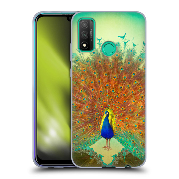 Duirwaigh Animals Peacock Soft Gel Case for Huawei P Smart (2020)