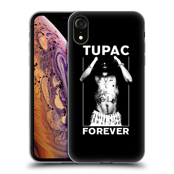 Tupac Shakur Key Art Forever Soft Gel Case for Apple iPhone XR