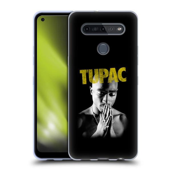 Tupac Shakur Key Art Golden Soft Gel Case for LG K51S