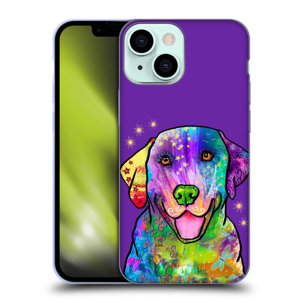 Duirwaigh Animals Golden Retriever Dog Soft Gel Case for Apple iPhone 13 Mini