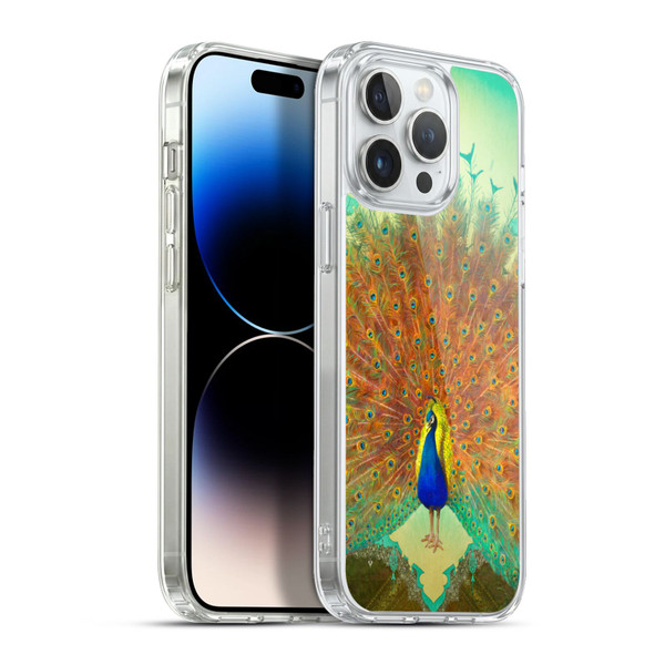 Duirwaigh Animals Peacock Soft Gel Case for Apple iPhone 13 Pro Max & MagSafe