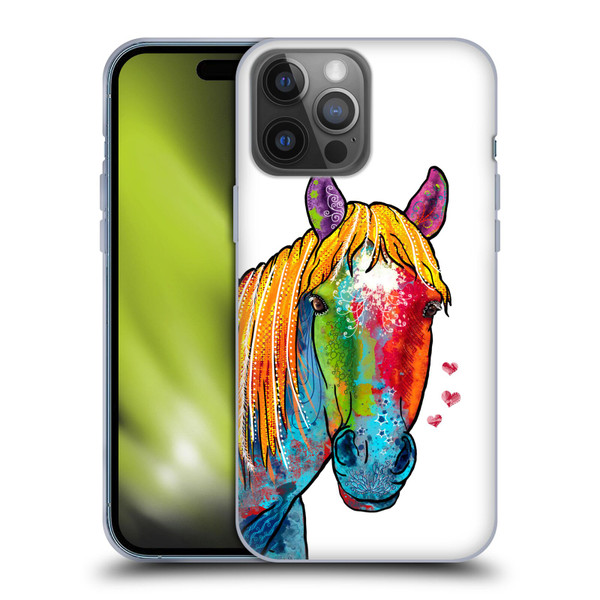 Duirwaigh Animals Horse Soft Gel Case for Apple iPhone 14 Pro Max