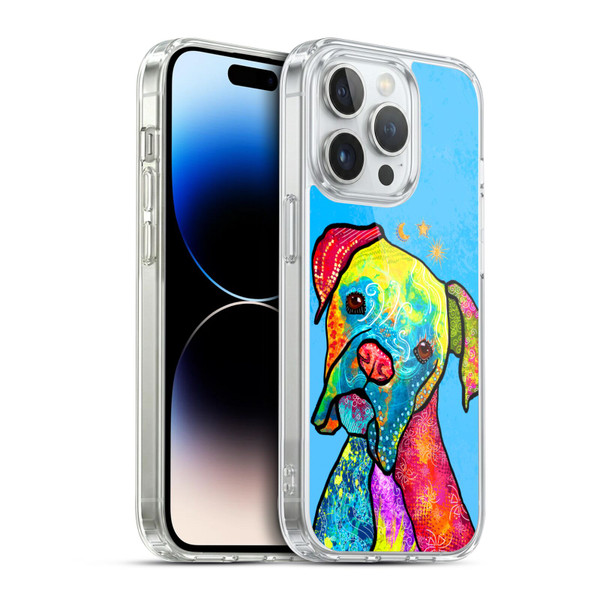 Duirwaigh Animals Boxer Dog Soft Gel Case for Apple iPhone 14 Pro & MagSafe