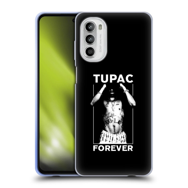 Tupac Shakur Key Art Forever Soft Gel Case for Motorola Moto G52