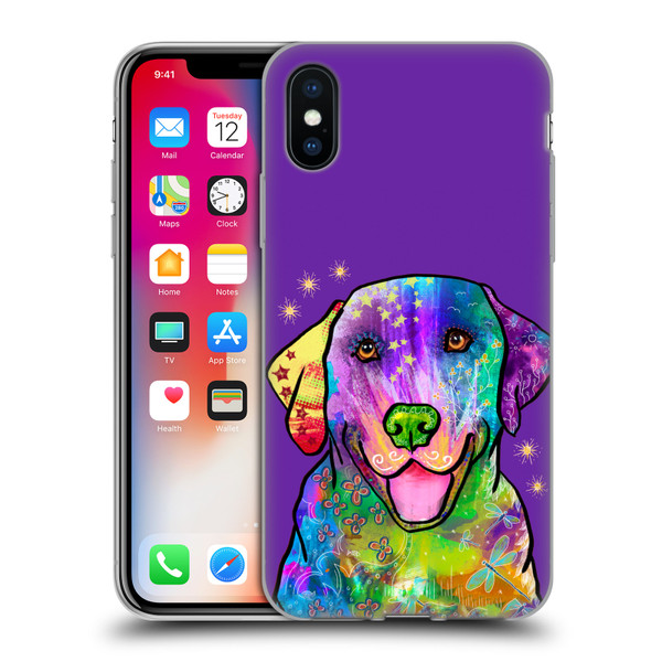 Duirwaigh Animals Golden Retriever Dog Soft Gel Case for Apple iPhone X / iPhone XS