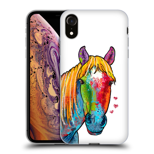 Duirwaigh Animals Horse Soft Gel Case for Apple iPhone XR