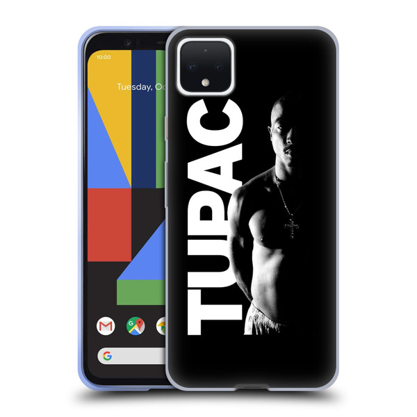 Tupac Shakur Key Art Black And White Soft Gel Case for Google Pixel 4 XL