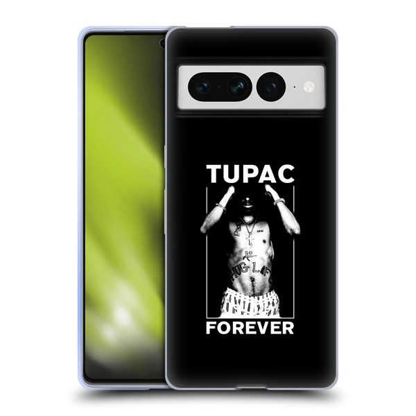 Tupac Shakur Key Art Forever Soft Gel Case for Google Pixel 7 Pro
