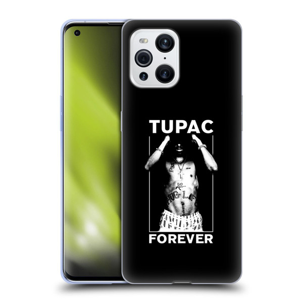 Tupac Shakur Key Art Forever Soft Gel Case for OPPO Find X3 / Pro