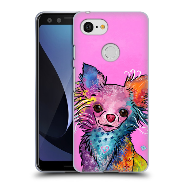 Duirwaigh Animals Chihuahua Dog Soft Gel Case for Google Pixel 3