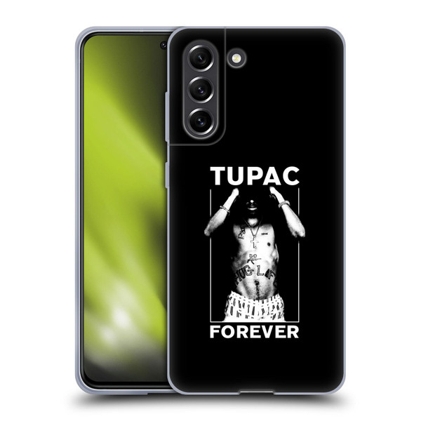Tupac Shakur Key Art Forever Soft Gel Case for Samsung Galaxy S21 FE 5G