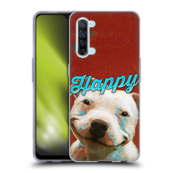 Duirwaigh Animals Pitbull Dog Soft Gel Case for OPPO Find X2 Lite 5G