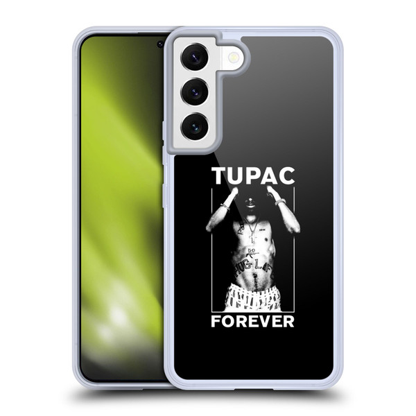 Tupac Shakur Key Art Forever Soft Gel Case for Samsung Galaxy S22 5G