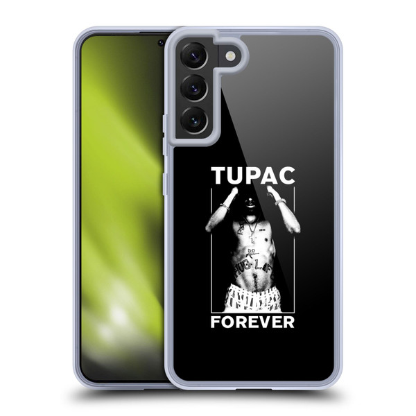 Tupac Shakur Key Art Forever Soft Gel Case for Samsung Galaxy S22+ 5G