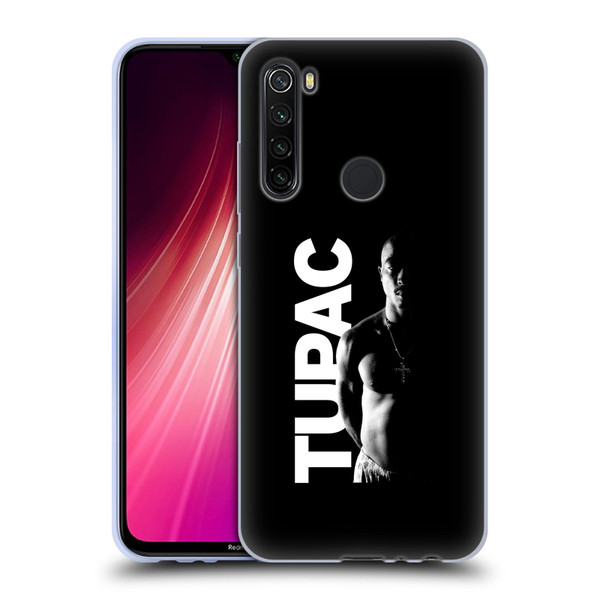 Tupac Shakur Key Art Black And White Soft Gel Case for Xiaomi Redmi Note 8T