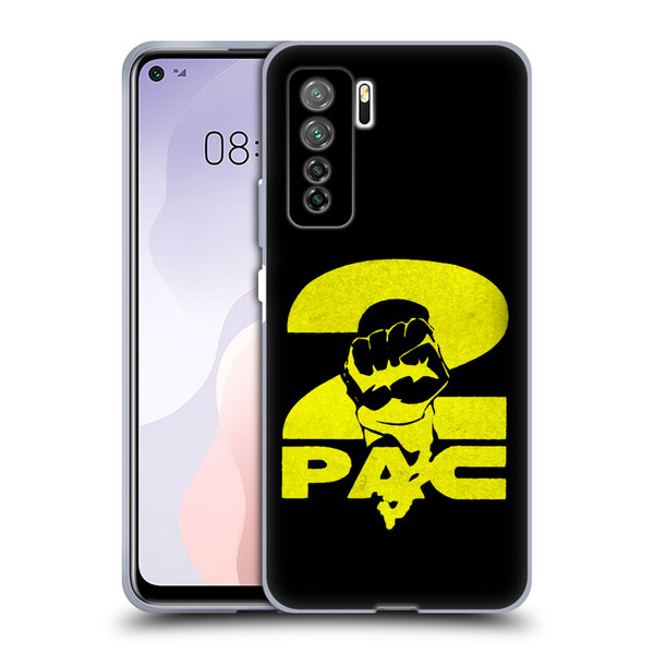 Tupac Shakur Logos Yellow Fist Soft Gel Case for Huawei Nova 7 SE/P40 Lite 5G