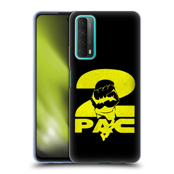 Tupac Shakur Logos Yellow Fist Soft Gel Case for Huawei P Smart (2021)