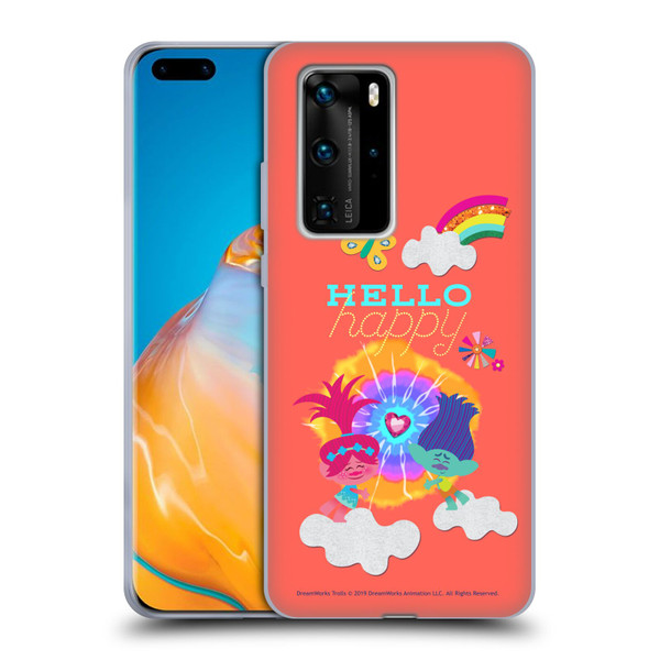 Trolls Graphics Poppy Branch Rainbow Soft Gel Case for Huawei P40 Pro / P40 Pro Plus 5G