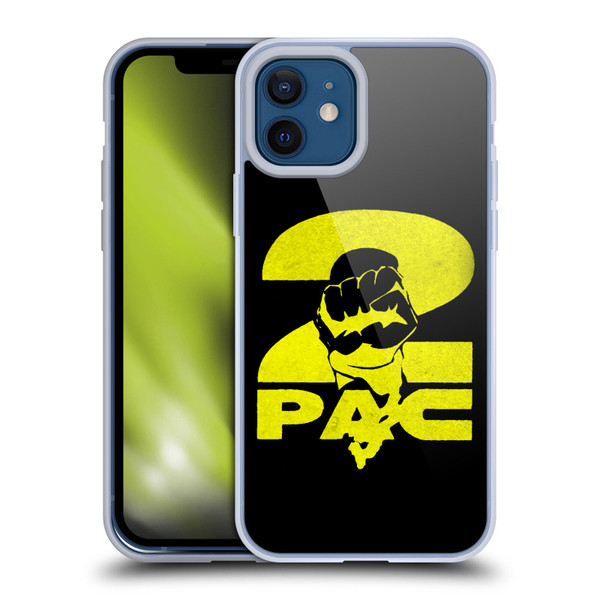 Tupac Shakur Logos Yellow Fist Soft Gel Case for Apple iPhone 12 / iPhone 12 Pro