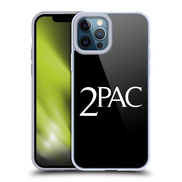 Tupac Shakur Logos Serif Soft Gel Case for Apple iPhone 12 Pro Max