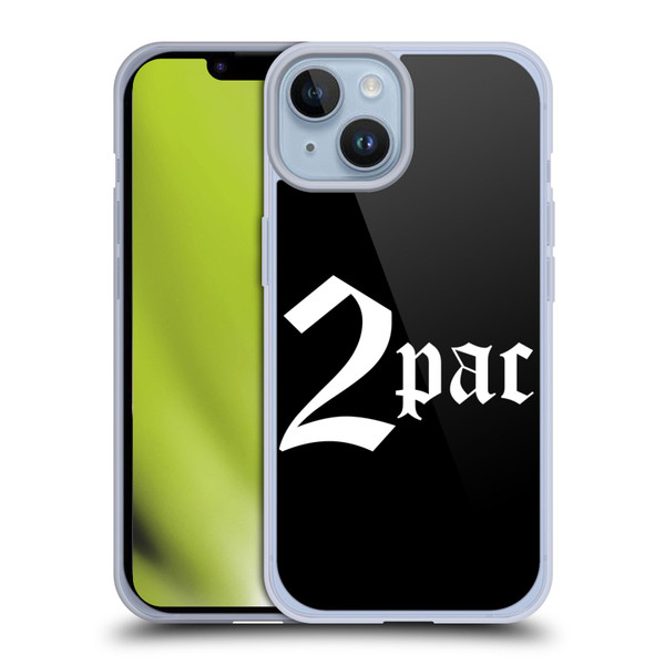 Tupac Shakur Logos Old English Soft Gel Case for Apple iPhone 14