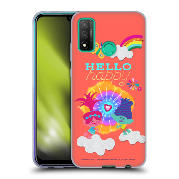 Trolls Graphics Poppy Branch Rainbow Soft Gel Case for Huawei P Smart (2020)