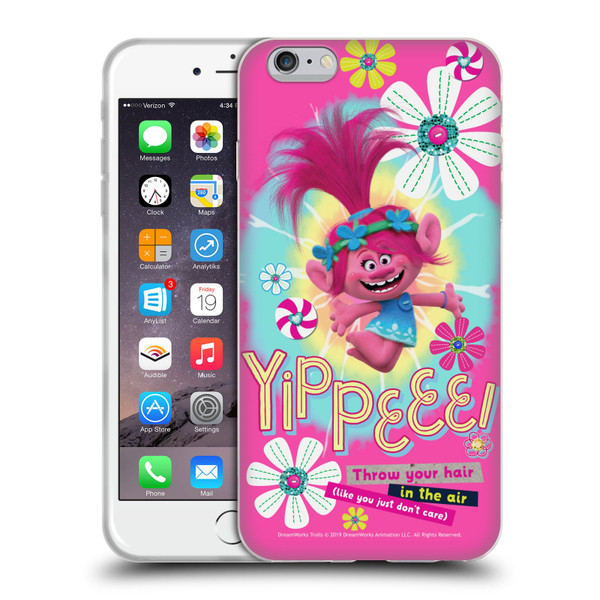 Trolls Graphics Princess Poppy Soft Gel Case for Apple iPhone 6 Plus / iPhone 6s Plus