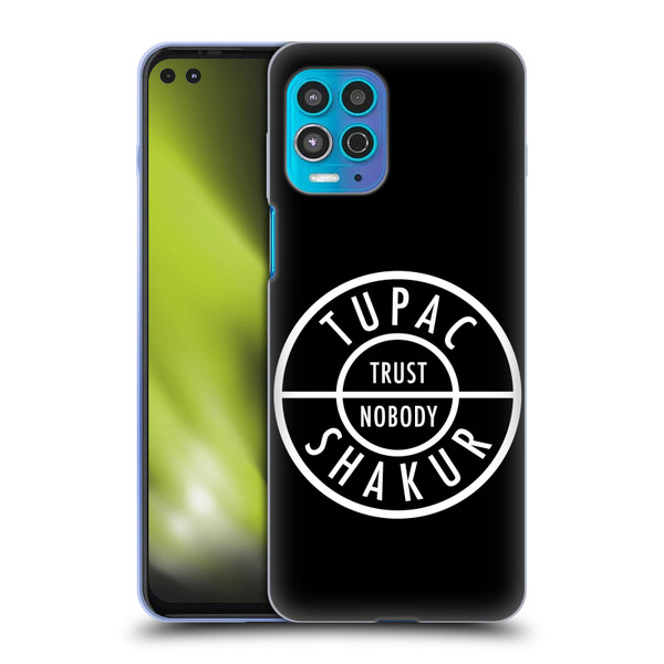 Tupac Shakur Logos Trust Nobody Soft Gel Case for Motorola Moto G100