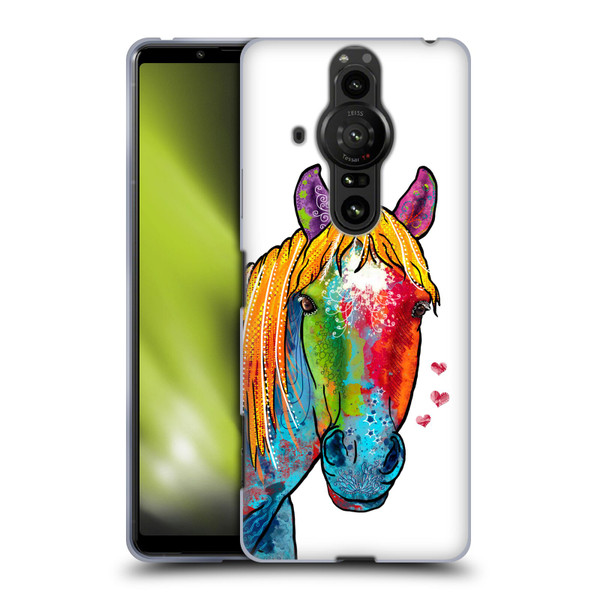 Duirwaigh Animals Horse Soft Gel Case for Sony Xperia Pro-I