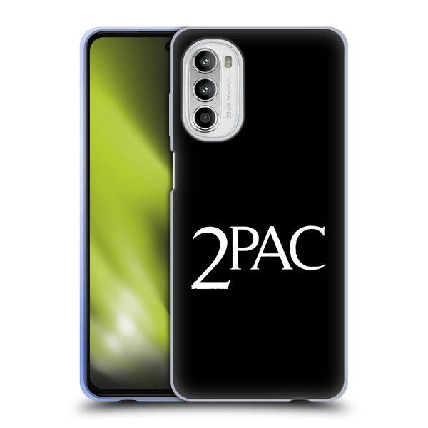 Tupac Shakur Logos Serif Soft Gel Case for Motorola Moto G52