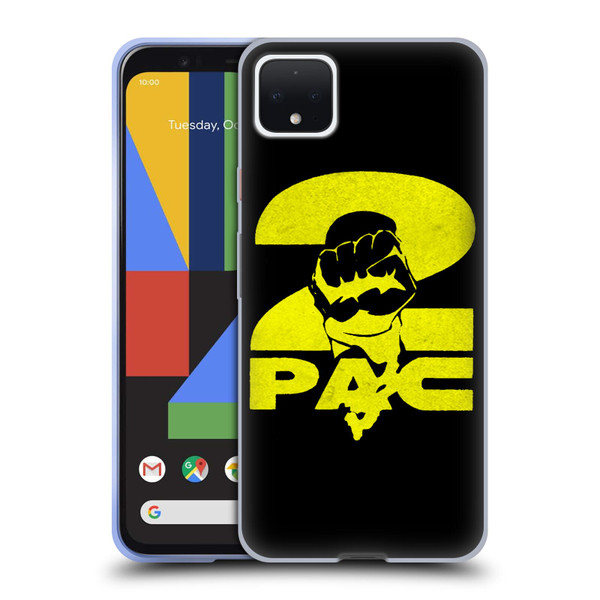 Tupac Shakur Logos Yellow Fist Soft Gel Case for Google Pixel 4 XL