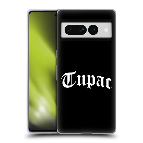 Tupac Shakur Logos Old English 2 Soft Gel Case for Google Pixel 7 Pro