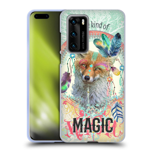 Duirwaigh Boho Animals Fox Soft Gel Case for Huawei P40 5G