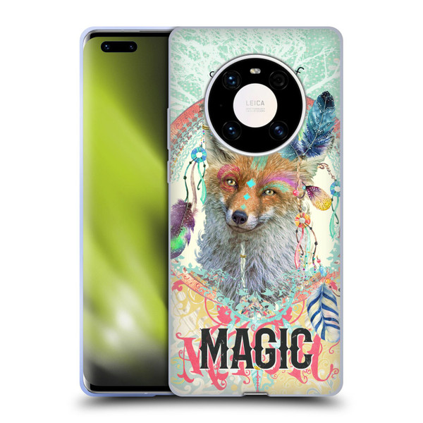 Duirwaigh Boho Animals Fox Soft Gel Case for Huawei Mate 40 Pro 5G
