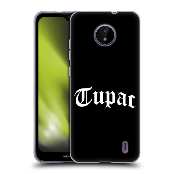 Tupac Shakur Logos Old English 2 Soft Gel Case for Nokia C10 / C20