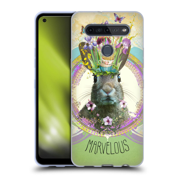 Duirwaigh Boho Animals Rabbit Soft Gel Case for LG K51S