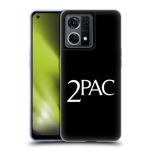 Tupac Shakur Logos Serif Soft Gel Case for OPPO Reno8 4G
