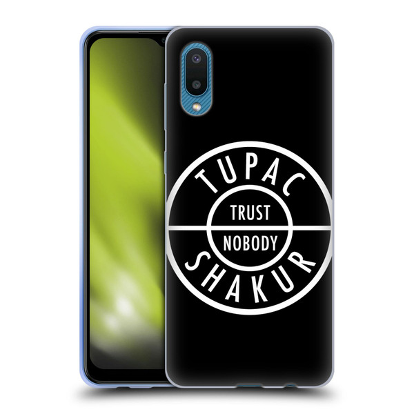 Tupac Shakur Logos Trust Nobody Soft Gel Case for Samsung Galaxy A02/M02 (2021)