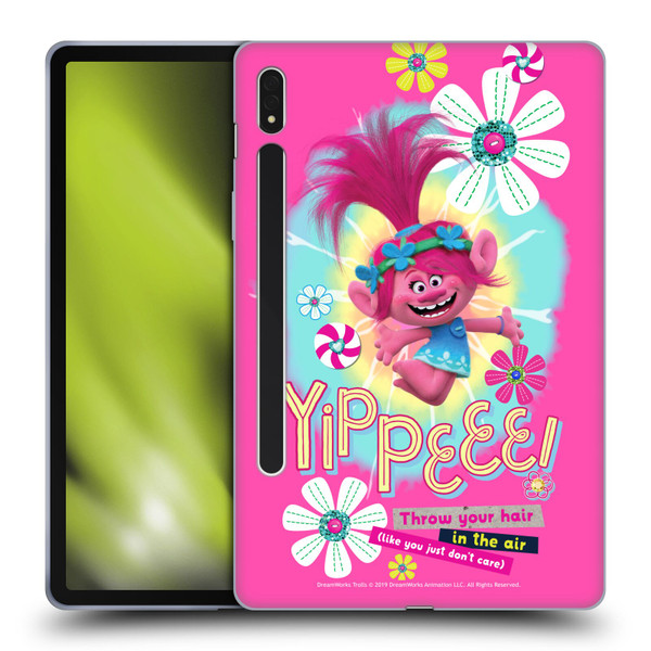 Trolls Graphics Princess Poppy Soft Gel Case for Samsung Galaxy Tab S8