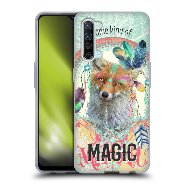 Duirwaigh Boho Animals Fox Soft Gel Case for OPPO Find X2 Lite 5G