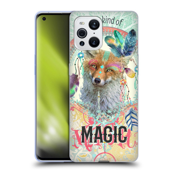 Duirwaigh Boho Animals Fox Soft Gel Case for OPPO Find X3 / Pro