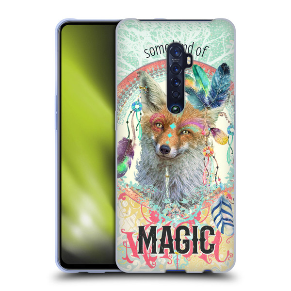 Duirwaigh Boho Animals Fox Soft Gel Case for OPPO Reno 2