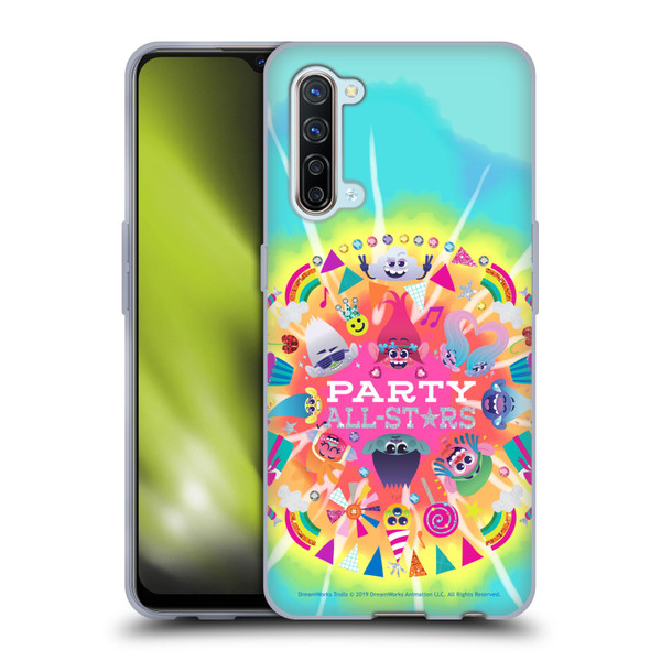 Trolls Graphics All Star Characters Soft Gel Case for OPPO Find X2 Lite 5G