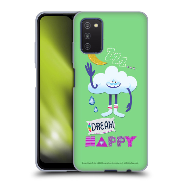 Trolls Graphics Dream Happy Cloud Soft Gel Case for Samsung Galaxy A03s (2021)