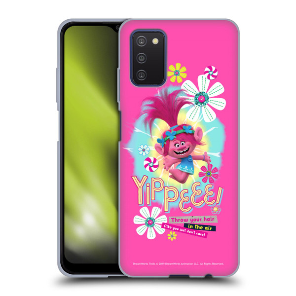 Trolls Graphics Princess Poppy Soft Gel Case for Samsung Galaxy A03s (2021)