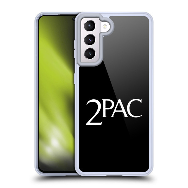 Tupac Shakur Logos Serif Soft Gel Case for Samsung Galaxy S21 5G