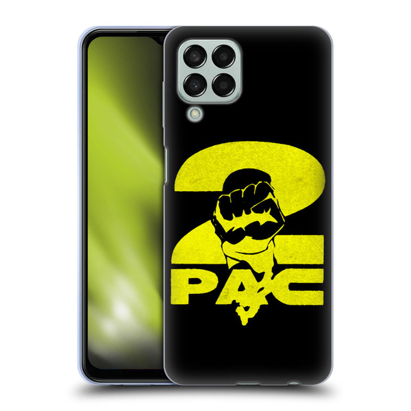 Tupac Shakur Logos Yellow Fist Soft Gel Case for Samsung Galaxy M33 (2022)