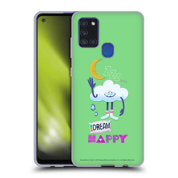 Trolls Graphics Dream Happy Cloud Soft Gel Case for Samsung Galaxy A21s (2020)