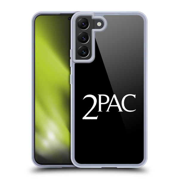 Tupac Shakur Logos Serif Soft Gel Case for Samsung Galaxy S22+ 5G